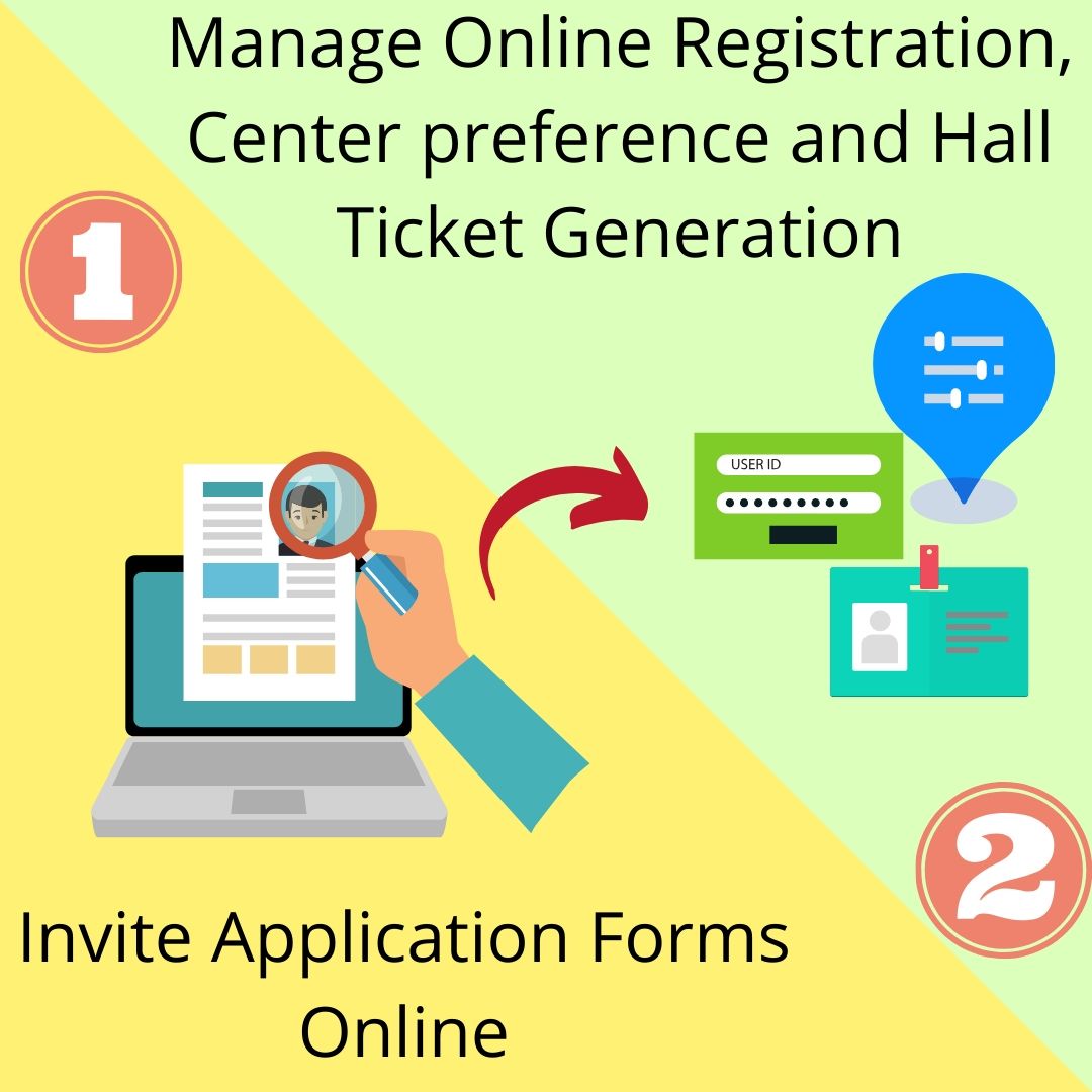 entrance exam hall ticket management